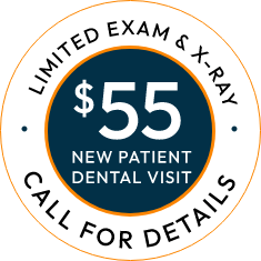 55$ New Patient Special stamp