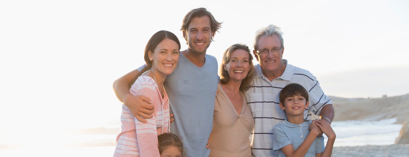 smiling family